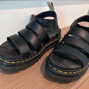 Dr Martens vegan blaire gladiator sandals size 7 womens (gently used)